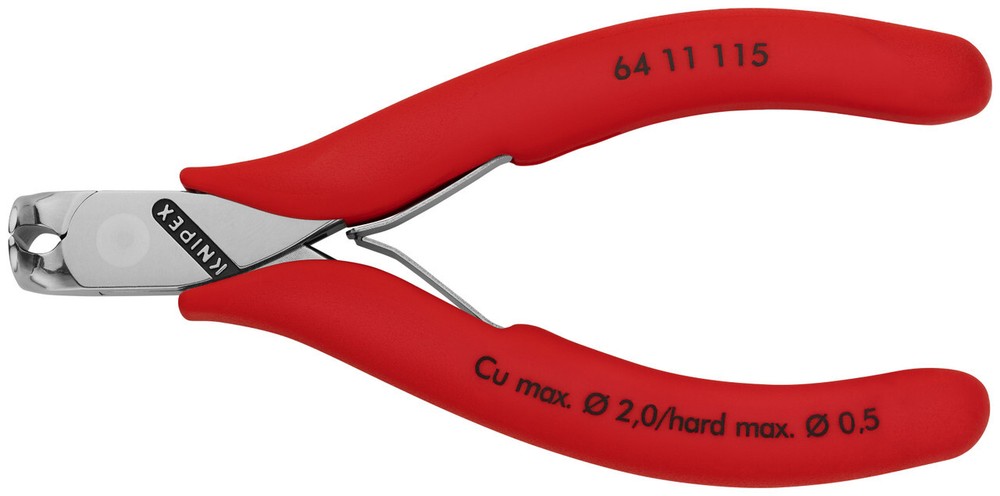 Knipex 64 11 115, 4 1/2" Electronics End Cutting Nippers