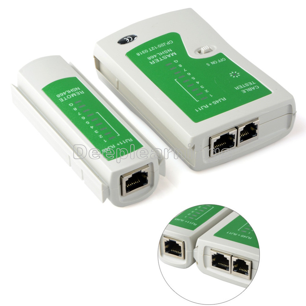 New RJ45 RJ11 Cat5e Cat6 Network Lan Cable Tester Test Tool