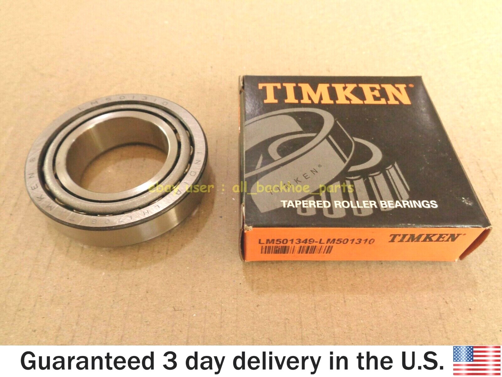 GENUINE TIMKEN TAPERED ROLLER BEARING LM501349 - LM501310 1.625 x 2.891 x 0.77"