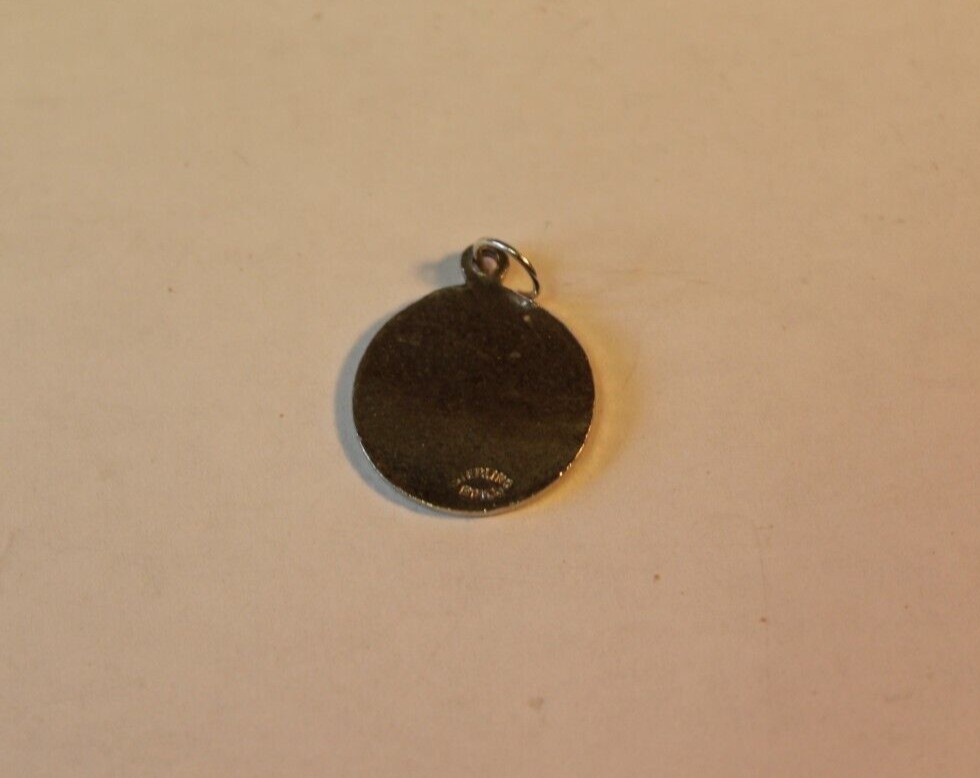 Sterling Silver Enamel Maple Leaf Charm