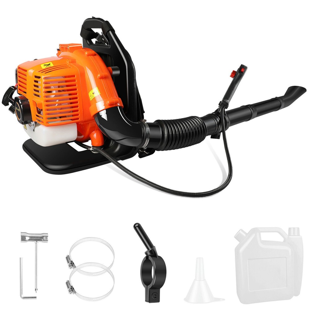 Powerful Backpack Blower Gas Leaf Blower 43cc 2-Stroke 665CFM 280MPH