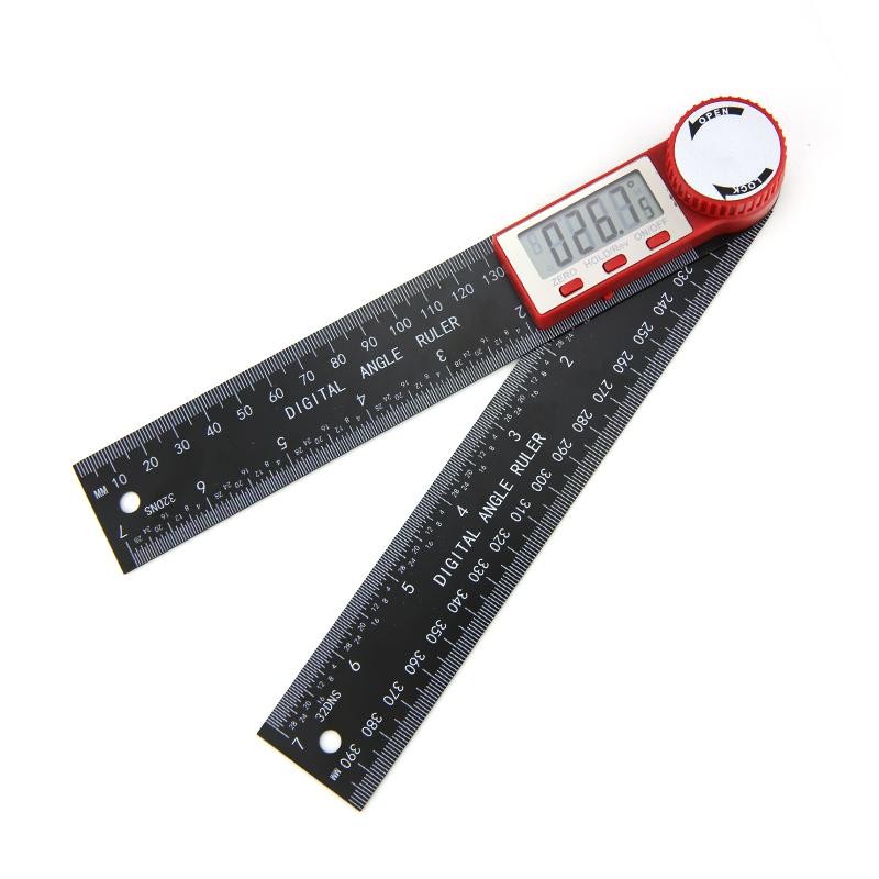 360° Digital Angle Finder Protractor Gauge Ruler Woodworking Measuring Tool