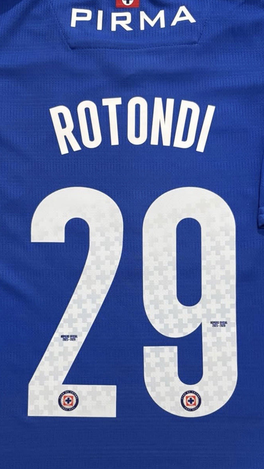 NEW CRUZ AZUL HOME SHIRT PERSONALIZE 2025-2026 LIGA MX PIRMA MEN FOOTBALL