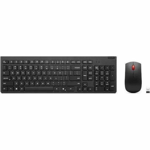 Lenovo 4X31R64453 Essential Wireless Combo Keyboard & Mouse Black