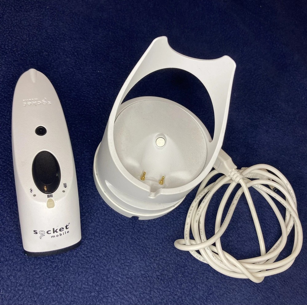 White Socket Mobile S700  Barcode Scanner Charging Dock Auto Trigger Shopify
