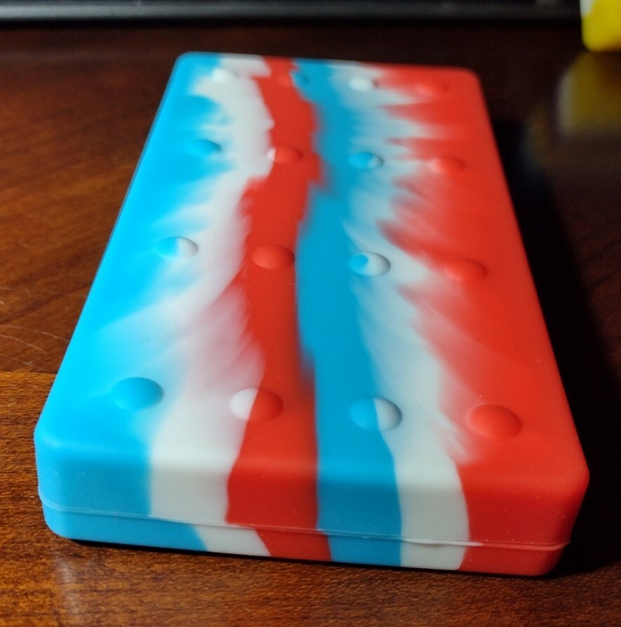 Silicone Container Shallow Slurp Slab Stackable Block 5”x2.5”x.5"