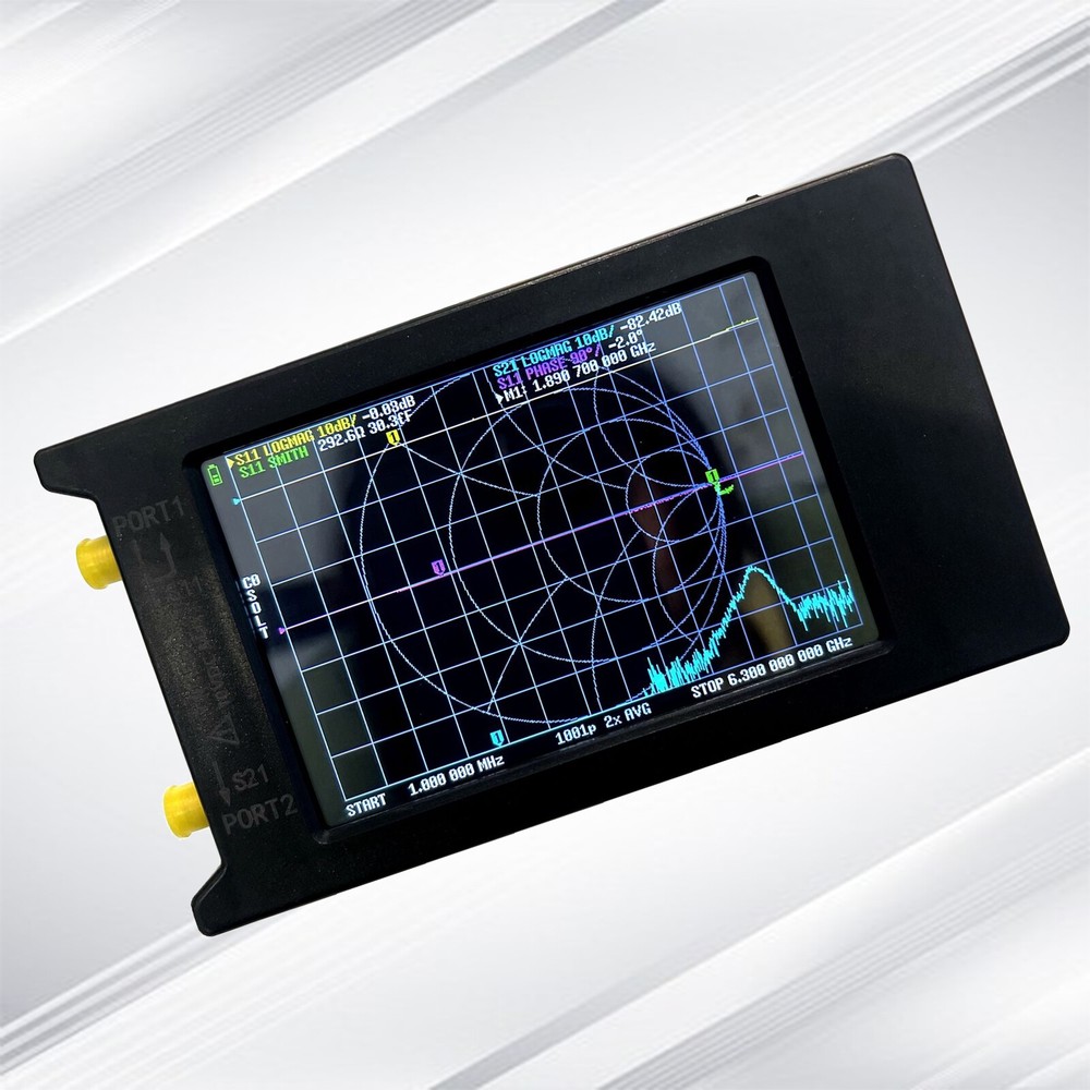 LiteVNA-64 4" VNA Analyzer Vector Network Analyzer Antenna Analyzer 50KHz-6.3GHz