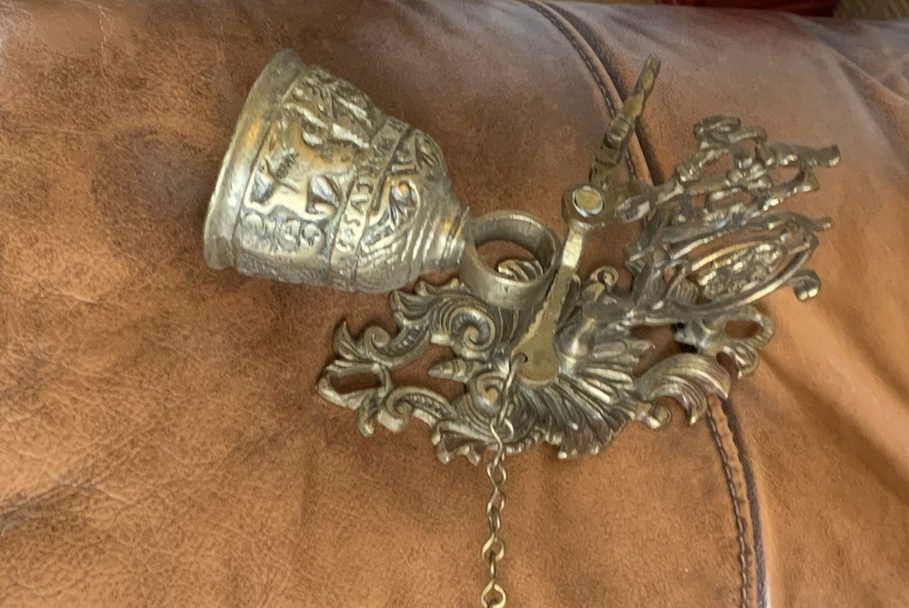 Antique Brass wall mounted Door Bell