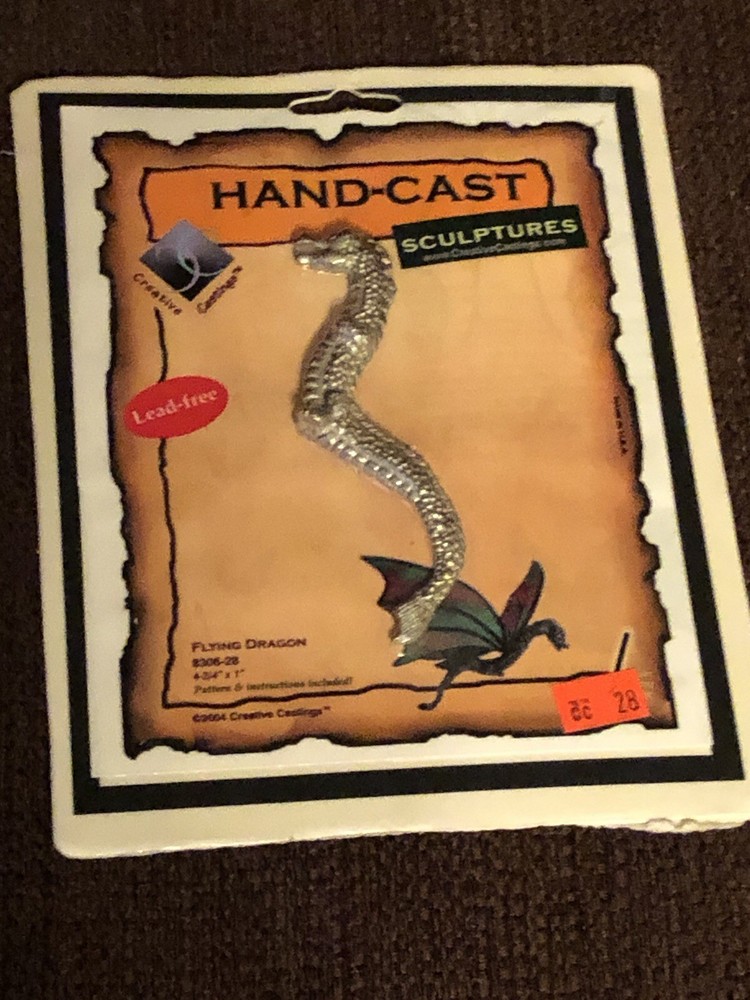 Creative Castings * Flying Dragon 8306-28 Pattern & Instructions * Lead Free