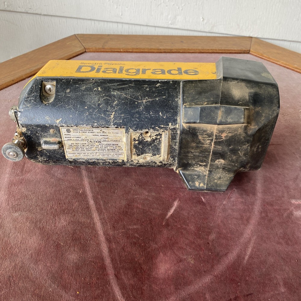 Spectra-Physics Laserplane Dialgrade Model 1150 Pipe Laser AS-IS Untested
