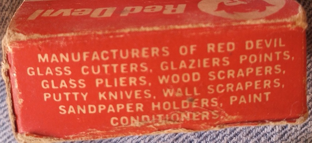 1950's-60's Red Devil Push Points NOS Box