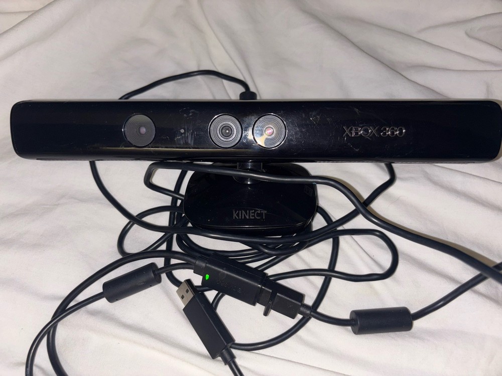 Xbox 360 Kinect Motion Sensor Includes Power Cord Tested Working Powers On