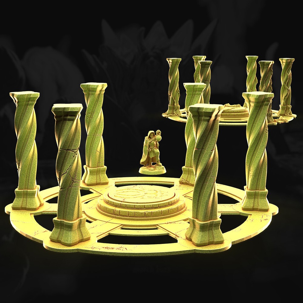 Tabletop Terrain - Fantasy - Ritual Circles