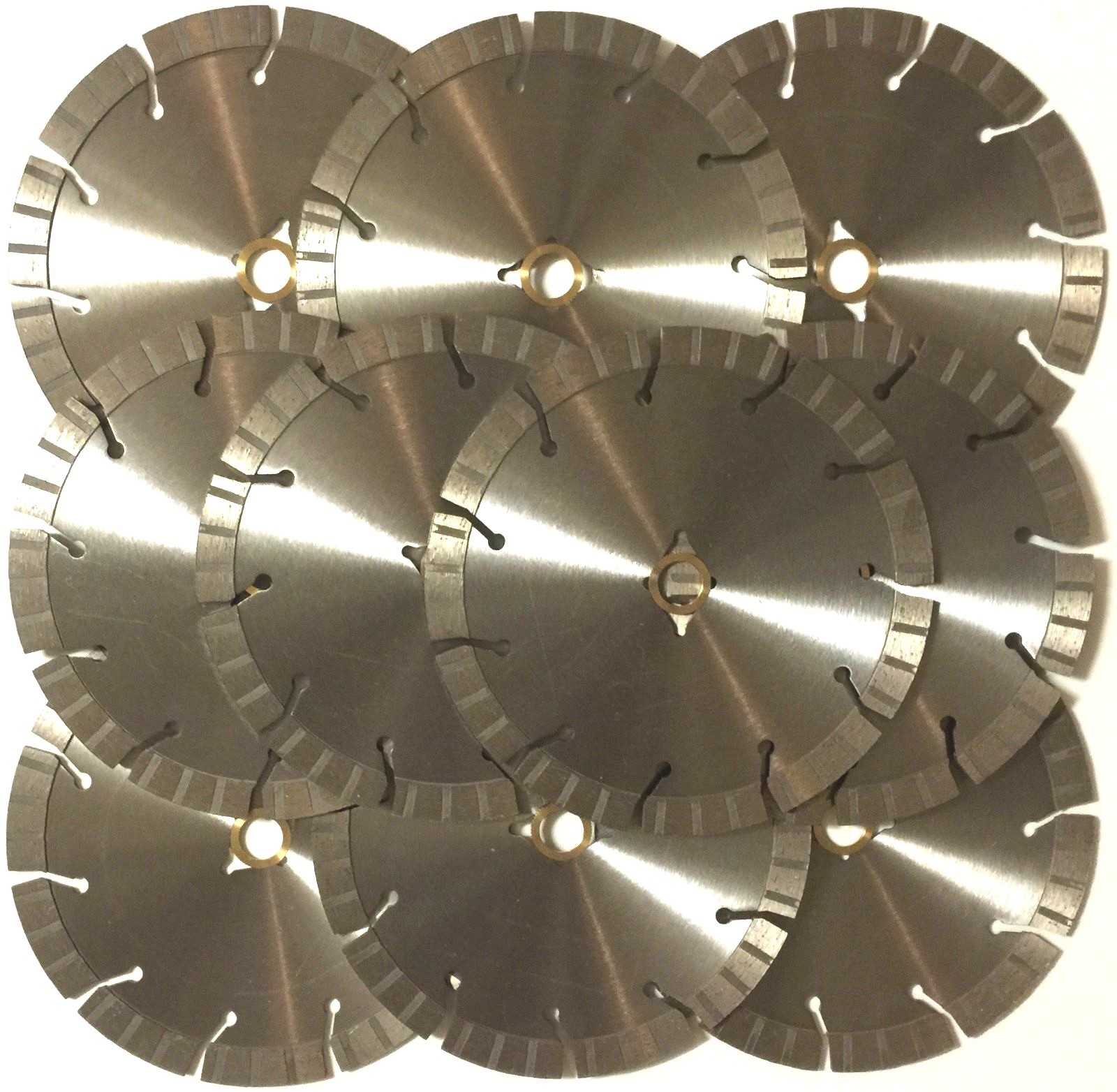 9" (10Pcs) 15MM TURBO CUT CONCRETE STONE BRICK DIAMOND SAW BLADE 4 ELECTRIC SAW