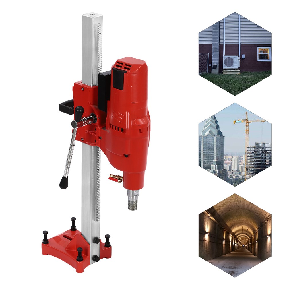 Concrete Core Drill Rig Diamond Core Drill Machine 4250W 500RPM Rust-proof Drill