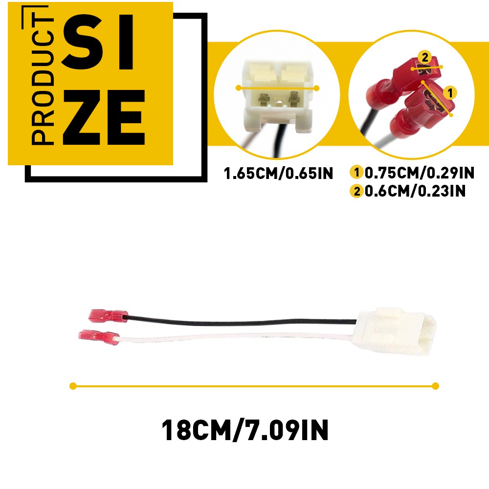 4X Door Speakers Wiring Harness Connector Plug For 2008-2019 Dodge Challenger