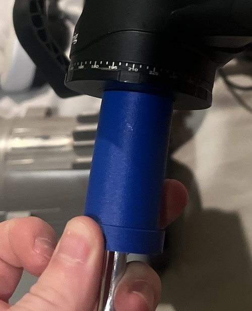 ABS Plastic Bog DeathGrip Ball Head Conversion (Adapter/Spacer Only)