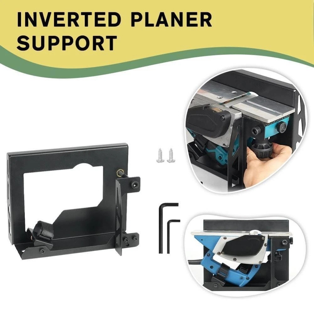 For Electric Planer Woodworking Bench Flip Support Flip-Over Inverted Bracket