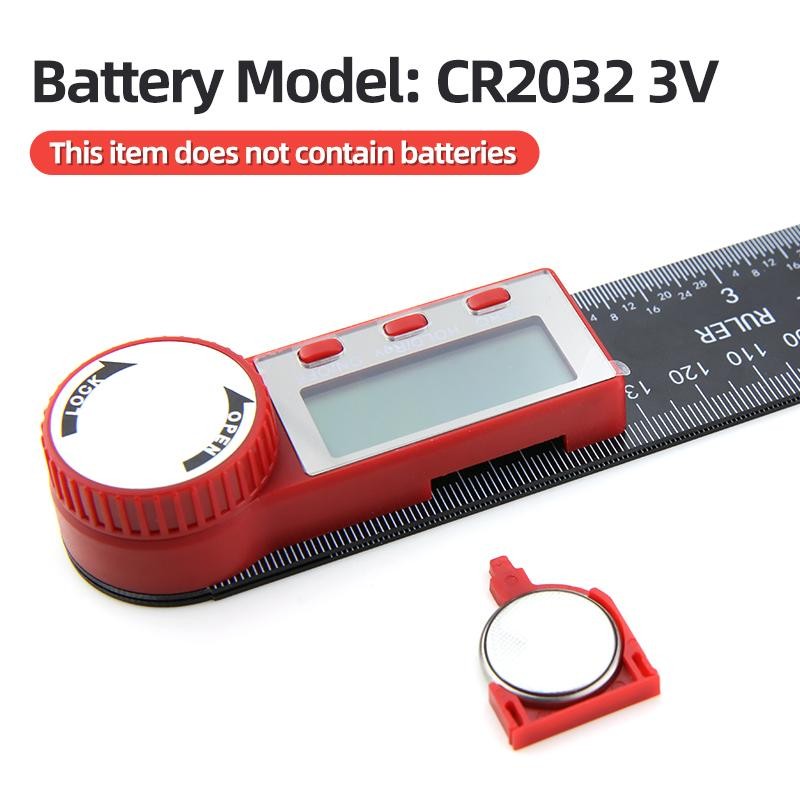 360° Digital Angle Finder Protractor Gauge Ruler Woodworking Measuring Tool