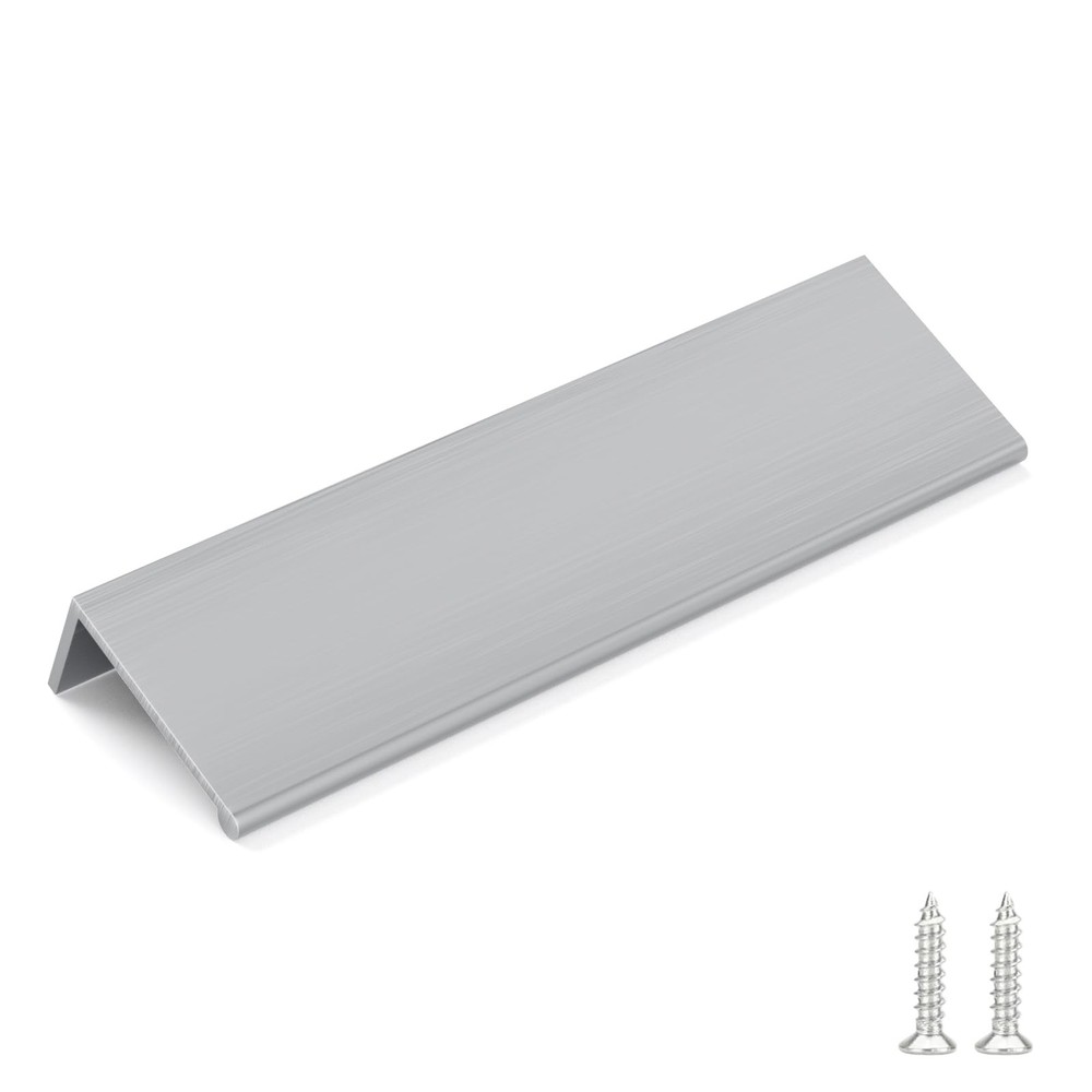 30 Pack Brushed Nickel Finger Edge Pulls Drawer Finger Pulls Kitchen Hardware...