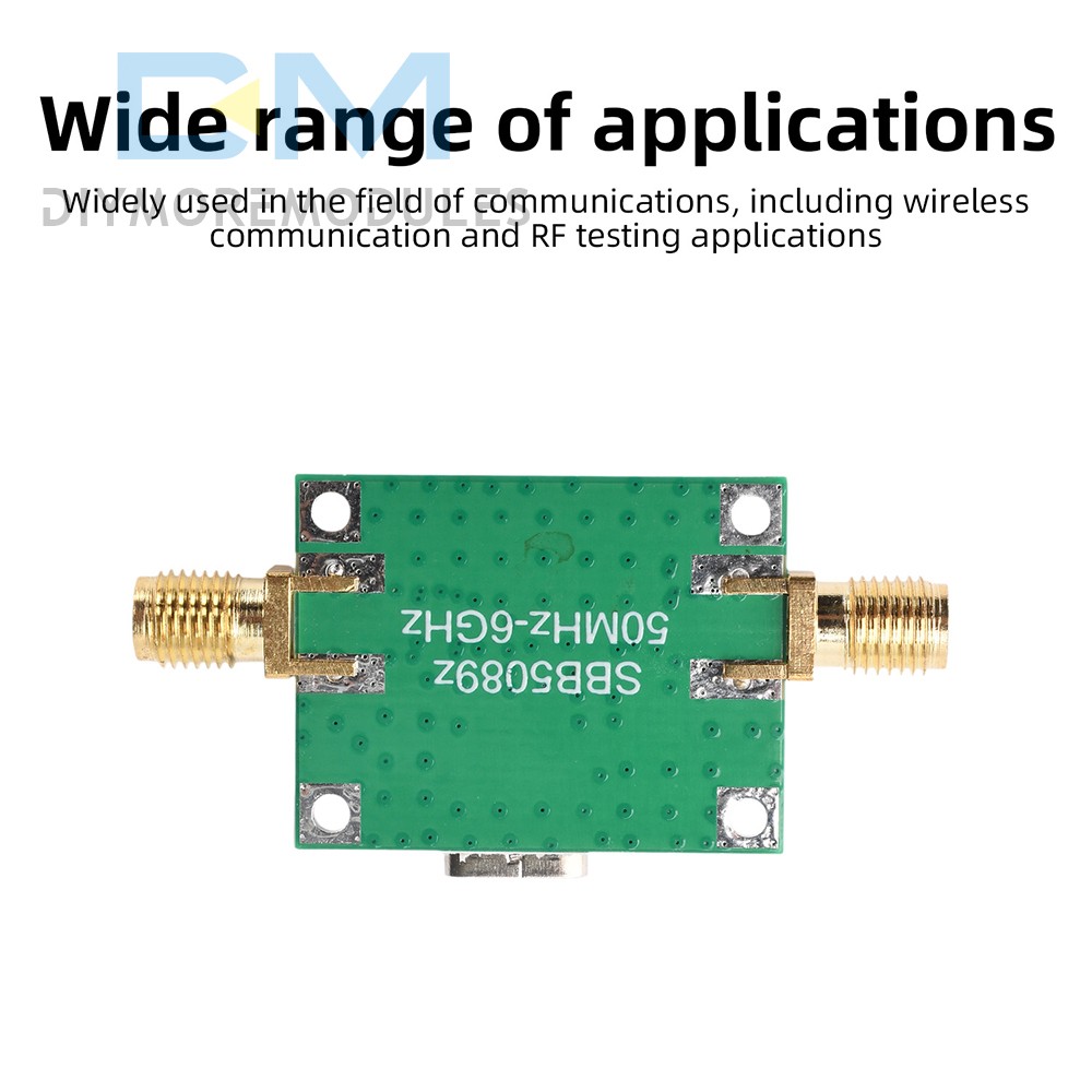 SBB5089 20dB Gain RF Module 5MHz–6GHz RF Power Amplifier RF Preamplifier Module