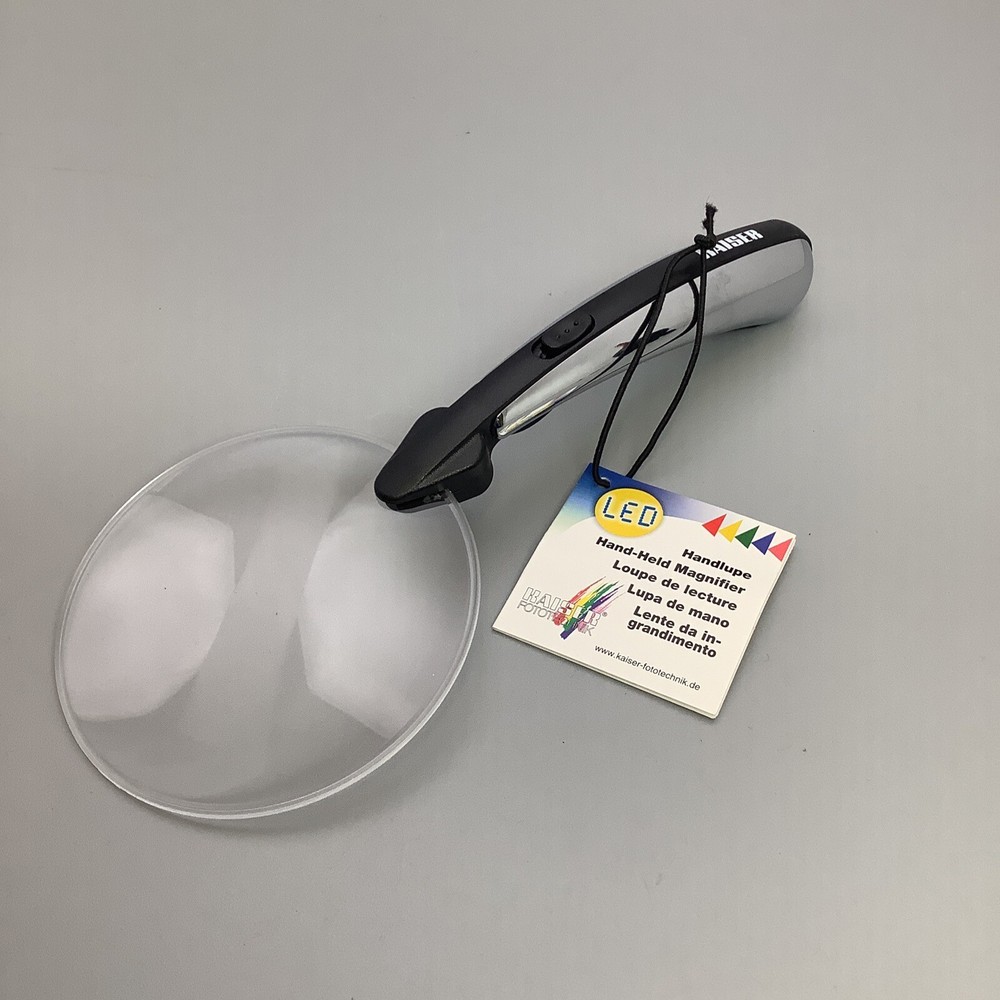Kaiser 80mm Hand-Held Lighted Magnifier (2369)