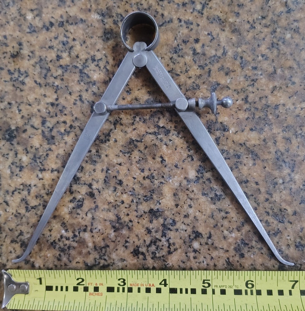 🗽VINTAGE STARRETT 7" ID CALIPER