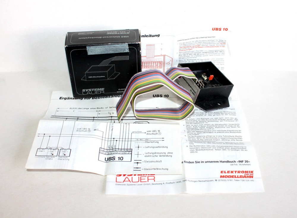 LAUER USB 10 UNIVERSAL SYSTEM - ELECTRONIC SYSTEM BLOCK FOR RAILWAY MODEL