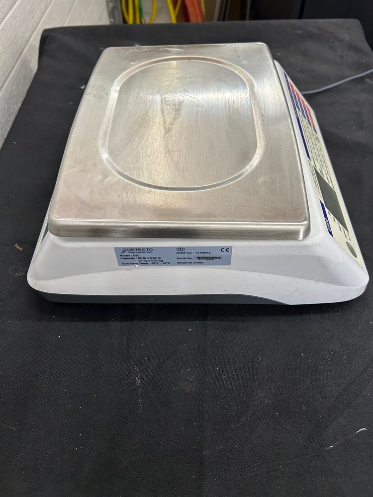 Detecto D60 60 lb Price Computing Scale - Front & Back Display, 110/120v