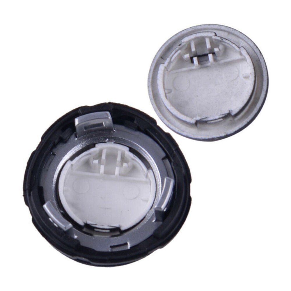 For-5 6 7 X5 X6 AC Climate Control Knobs Rotary Buttons Black+Silver