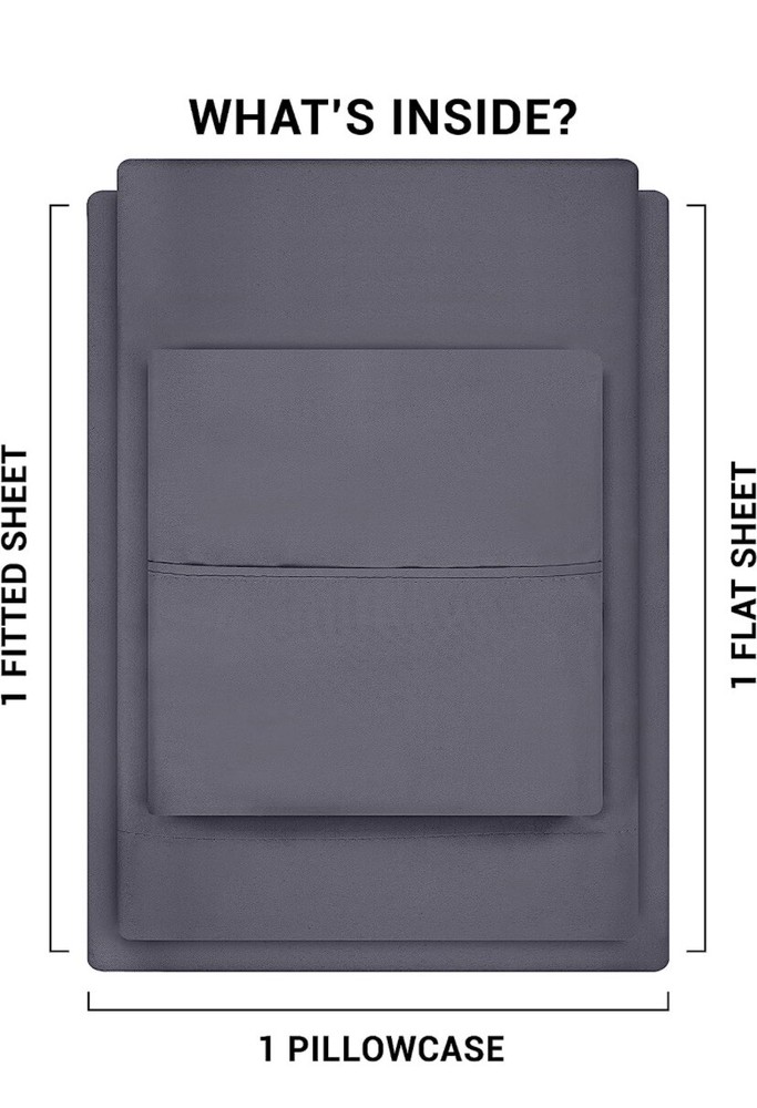 Utopia Bedding Twin Bed Sheets Set - 3 Piece Bedding - Brushed Microfiber