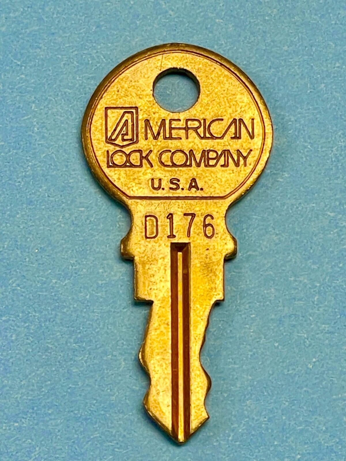 American Padlock Factory Original Cut Key, Code # D176, Part #'s ABTKEYS & AKB