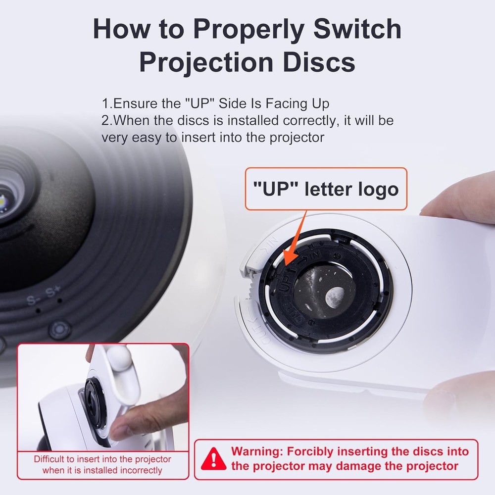 Whisper-Quiet Galaxy Projector with Timer: LED Starry Night Light for Relaxation