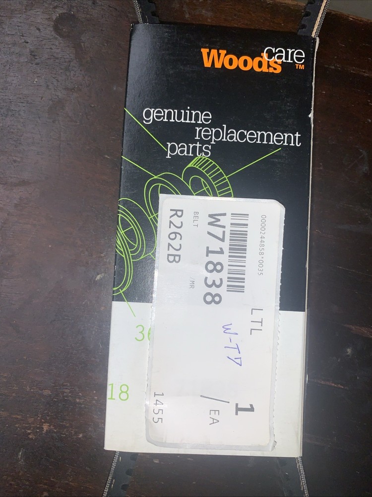 OEM Woods 71838 belt