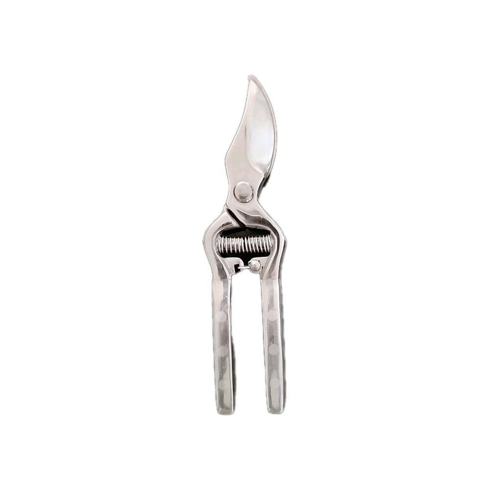 Solid Stainless Steel Hand Pruners Very Sharp, Excellent Condition 8" Long