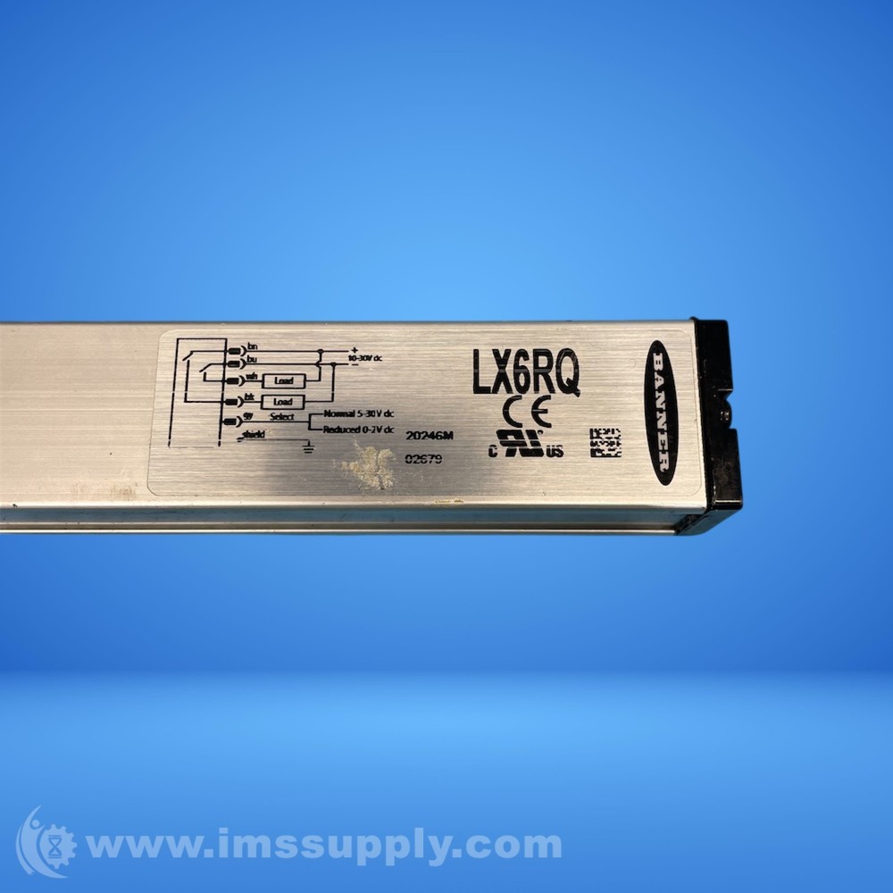 Banner LX6RQ Receiver Sensor FNIP