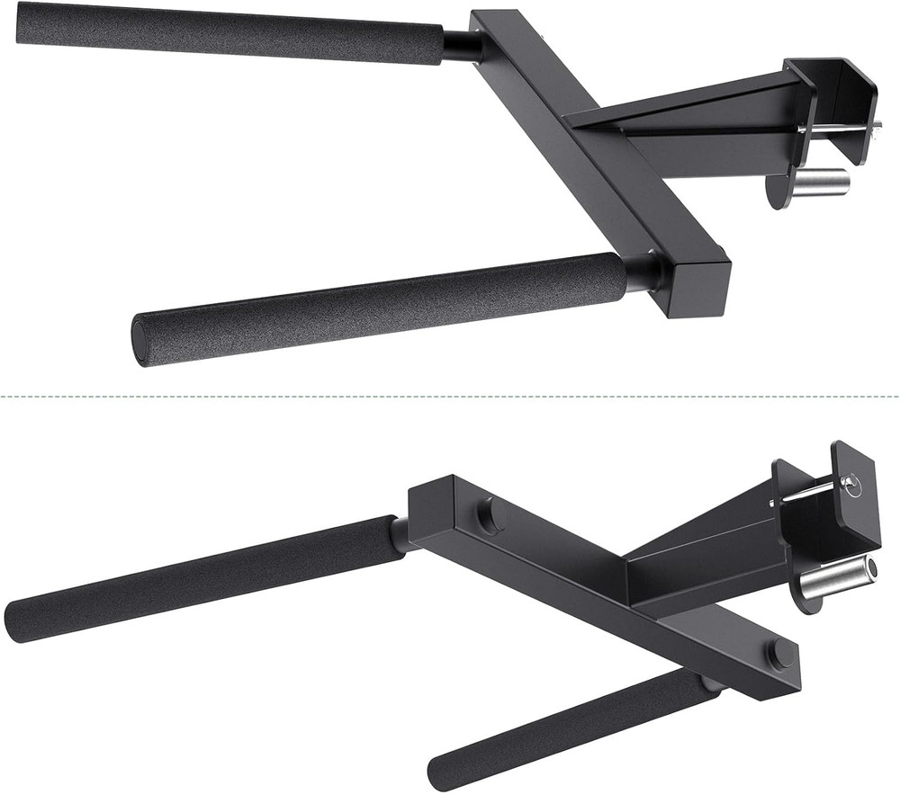 Squat Rack Attachment, Y-Shaped Dip Bar Attachment, Nordic Hamstring Curl Attach