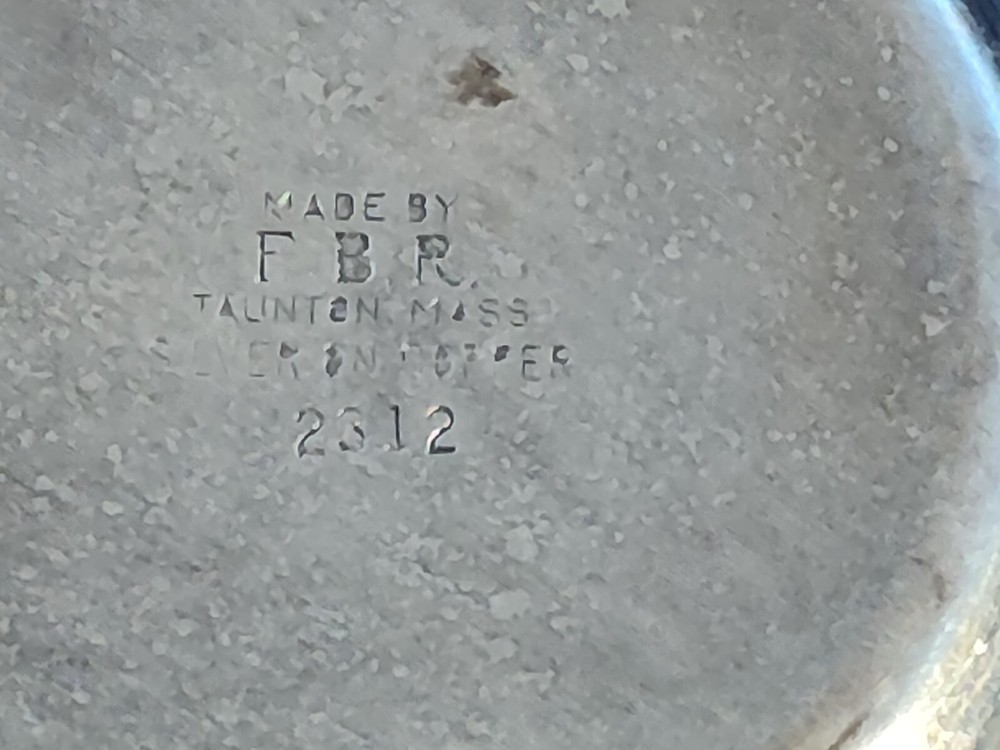 FBR Silver Over Copper 2312 Cream And Sugar