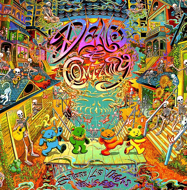 Dead & Company GALAXY FOIL Poster Sphere Las Vegas May 16 2025 #/335 Miles Tsang