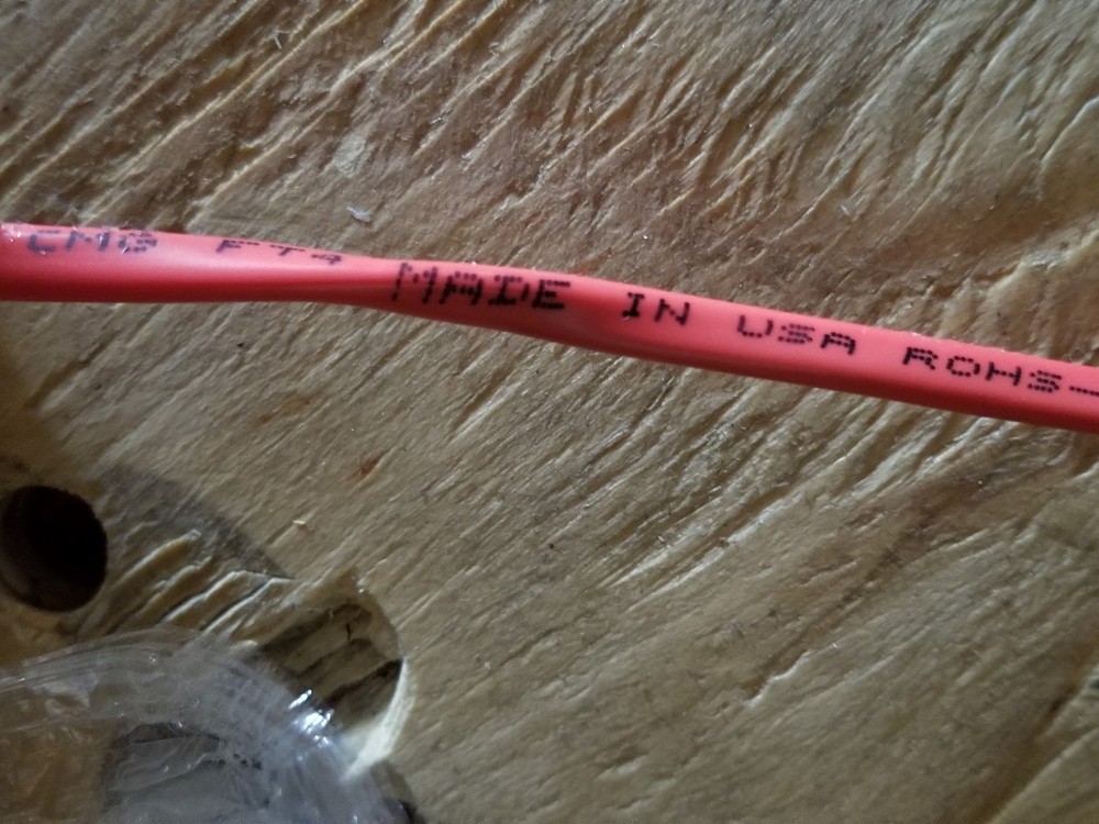 CSC 250017 14/2C Solid Unshielded Riser Fire Alarm/Communication Cable Red/100ft