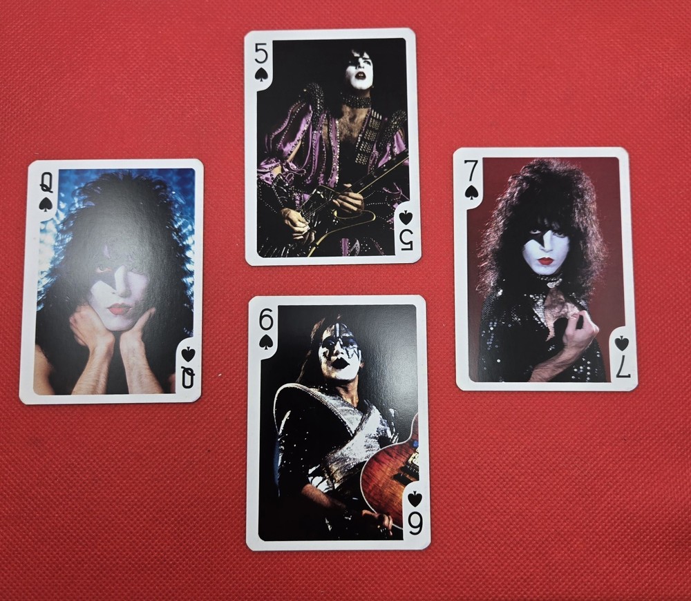 KISS Rock Band Cards Paul Stanley Ace Frehley Peter Criss