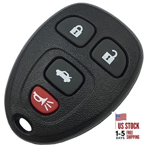 Keyless Entry Remote Control Key Fob Shell Case Replacement Fit for 4 Buttons-A