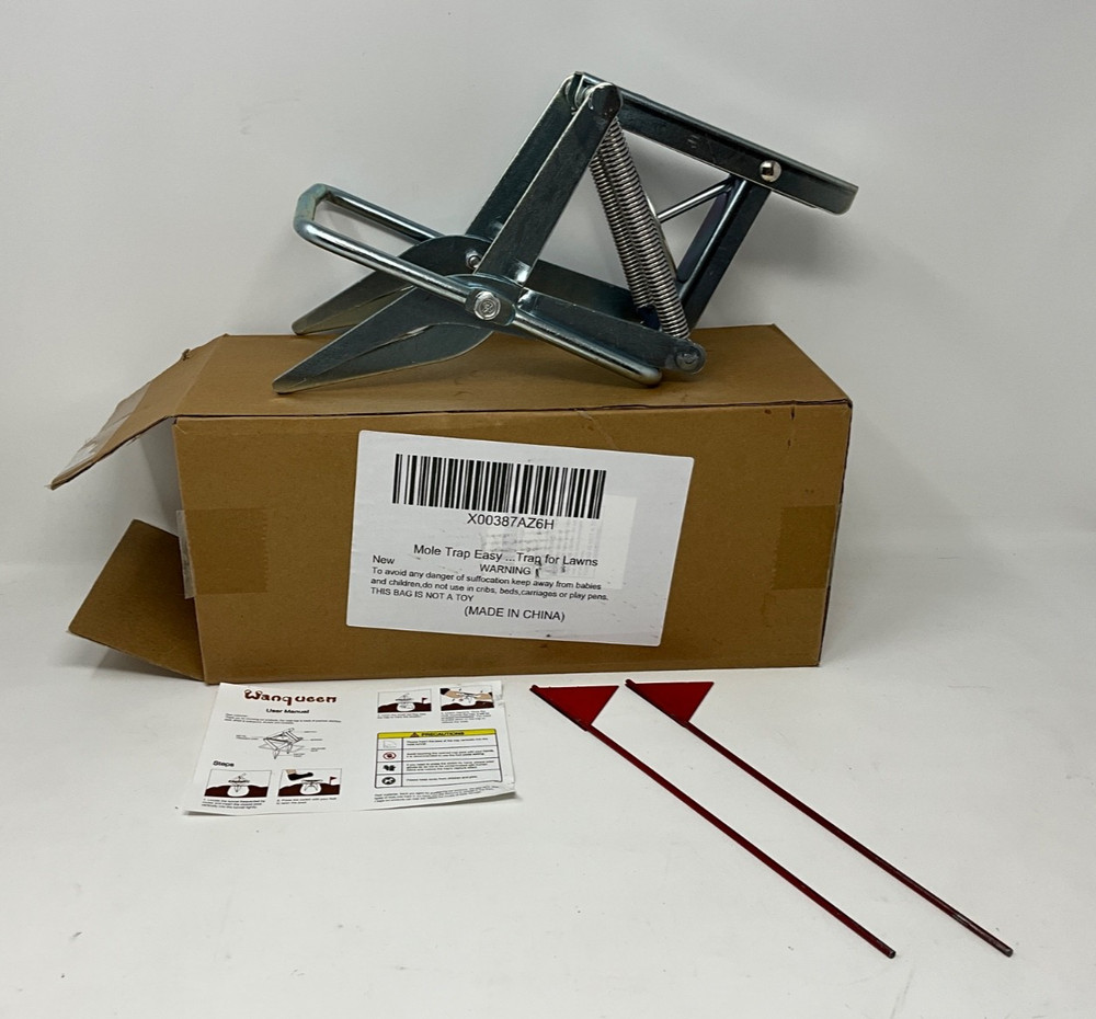 Wanqueen scissor-jawed mole trap and eliminator