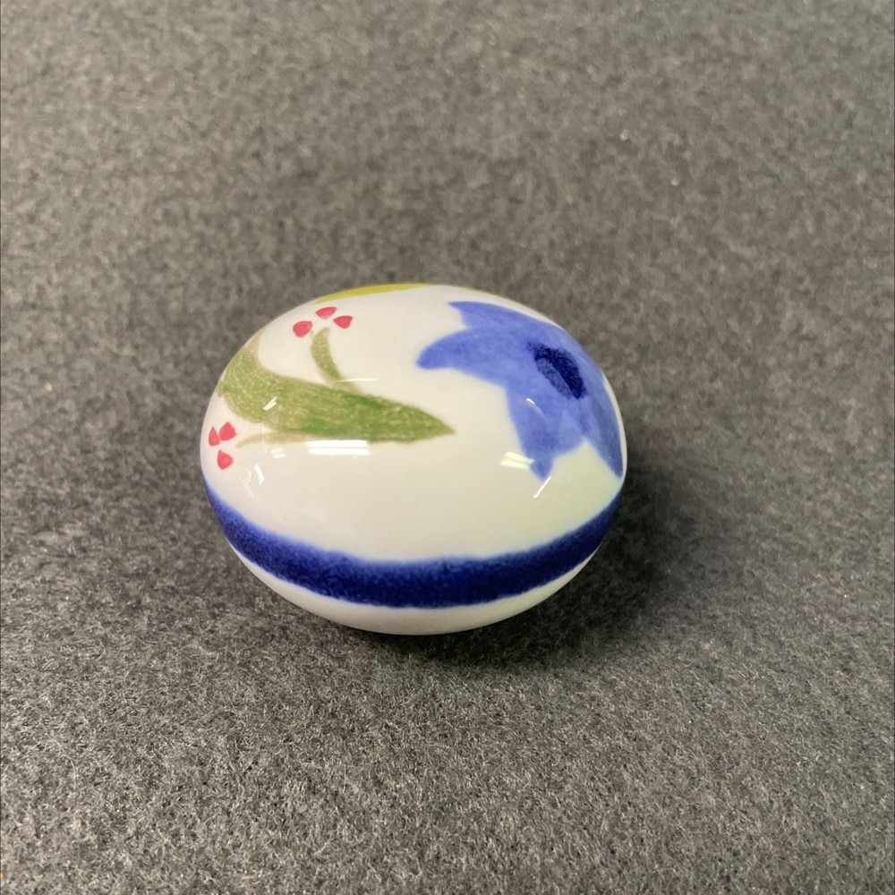 1-3/4" Floral Ceramic Knob