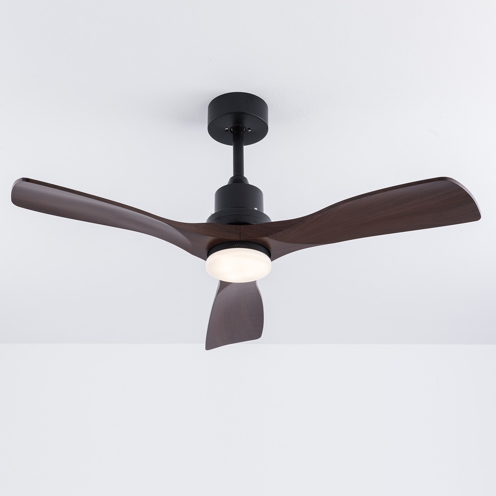42" Flush Mount Indoor Ceiling Fan Light with Remote Control & AAA Batteries