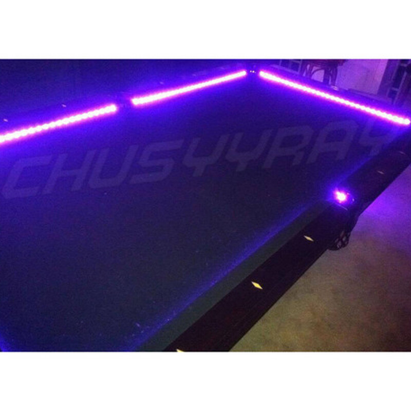 Pool Table Bumper LED RGB Color Changing Light Remote Control