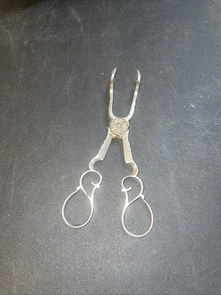 Antique Silver Plated Sugar Nips
