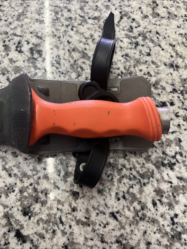 DEEP SEE Diving Knife & Sheath Stainless Blade Orang