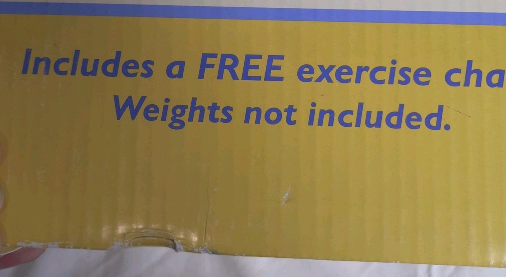 NEW Reebok RBBE0405 Adjustable Toning Bench.