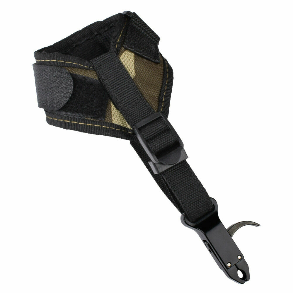 Archery Adjustable Release Aid Caliper Wrist Trigger Strap Compound Bow New